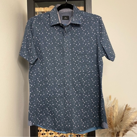 Men’s Anthony Mason Button down shirt / short sleeve - Picture 1 of 12